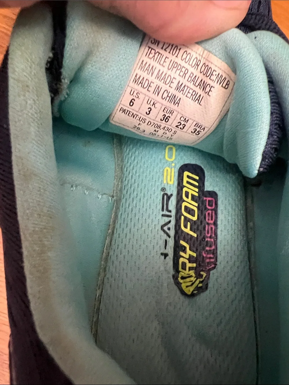 Skechers Navy with Teal Athletic Sneakers